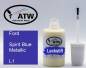 Preview: Ford, Spirit Blue Metallic, L1: 20ml Lackstift, von ATW Autoteile West.